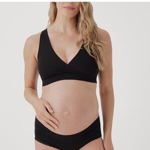 Pact Nursing Bra in Black